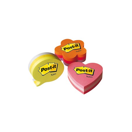 BLOCCO CUORE 225 foglietti Post-itÂ® 70x70mm 2007-H 72gr