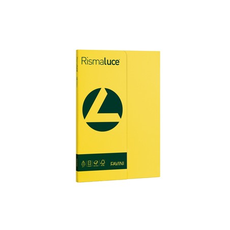 Carta RISMALUCE SMALL A4 90gr 100fg giallo sole 53 FAVINI