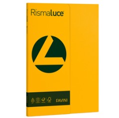 Carta RISMALUCE SMALL A4 200gr 50fg giallo oro 52 FAVINI