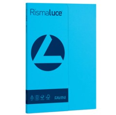 Carta RISMALUCE SMALL A4 200gr 50fg azzurro 55 FAVINI