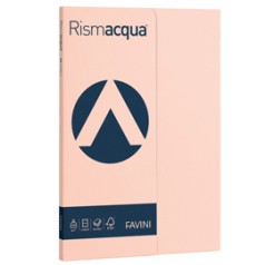 Carta RISMACQUA SMALL A4 200gr 50fg salmone 05 FAVINI