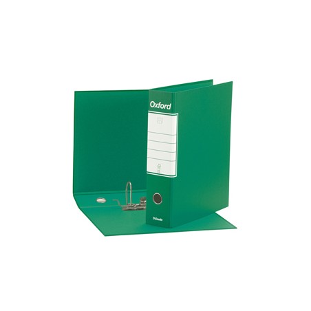 Registratore OXFORD G83 verde dorso 8cm f.to commerciale ESSELTE