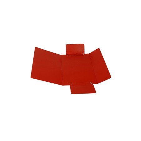 CARTELLINA C/ELASTICO 25X34CM ROSSO PRESSPAN 32P