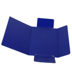 CARTELLINA C/ELASTICO 25X34CM BLU PRESSPAN 32P