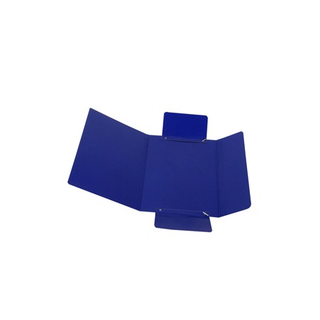 CARTELLINA C/ELASTICO 25X34CM BLU PRESSPAN 32P