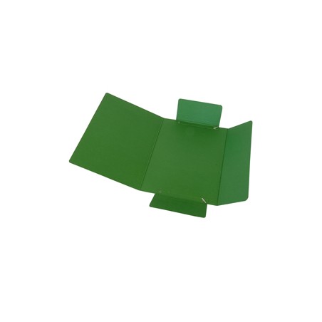 CARTELLINA C/ELASTICO 25X34CM VERDE PRESSPAN 32P