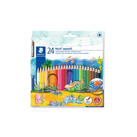 ASTUCCIO 24 MATITE COLORATE 144 AQUARELL NORIS CLUB STAEDTLER