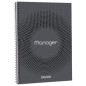 BLOCCO SPIRAL MANAGER 23X29,7CM 10MM 90FG 80GR 4fori microperforato FAVINI