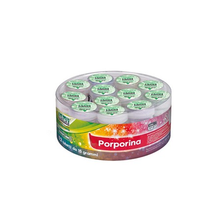 ASSORTIMENTO 12 TUBETTI PORPORINA 15gr ASSORTITI LEBEZ