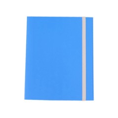 CARTELLINA 3 LEMBI C/ELASTICO FIBRONE 27X37CM azzurro 75 CDG