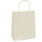 25 SHOPPERS CARTA KRAFT 45X15X50CM TWISTED avorio