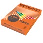 CARTA COPY TINTA A4 80GR 500FG COL.FORTI ARANCIO