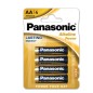 BLISTER 4 PILE STILO ALKALINE AA 1,5V PANASONIC