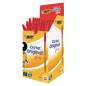 Scatola 50 penna sfera CRISTALÂ® fine 0,8mm rosso BICÂ®