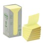 BLOCCO 100foglietti Post-itÂ® Z-Notes Green 76x76mm R330-1T GIALLO RICICL.100