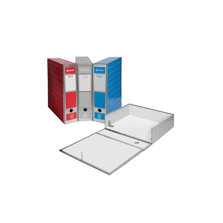 SCATOLA ARCHIVIO BOX4 ROSSO 37,5X29,5X9CM