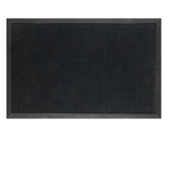 TAPPETO IN GOMMA ROLLER NERO 46X70CM VELCOC