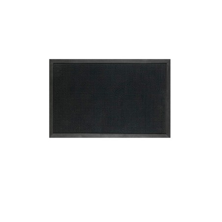 TAPPETO IN GOMMA ROLLER NERO 46X70CM VELCOC