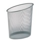 Cestino gettacarte 18lt MESH in rete metallica argento ALBA