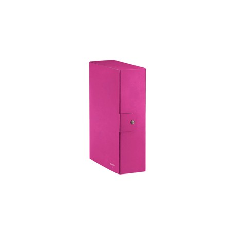 Scatola progetto WOW dorso 10cm fucsia metal LEITZ