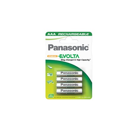 BLISTER 4 PILE MINISTILO RICARICABILI AAA 1,2V INFINIUM PANASONIC