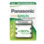 BLISTER 4 PILE STILO RICARICABILI AA 1,2V INFINIUM PANASONIC