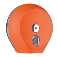 Dispenser carta igienica Midi Jumbo Ã˜23cm orange Soft Touch