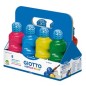 SCHOOLPACK 8 FLACONI TEMPERA PRONTA ACRILICA 250ML COLORI ASSORTITI GIOTTO