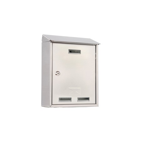 CASSETTA POSTALE 27,5x35x12cm INOX SERIE ELIOS