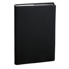 Agenda settimanale Presidente 21x27cm Impala nero 2024 Quo Vadis