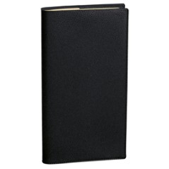 Agenda Planing Italnote S spiralato 8,8x17cm Impala nero 2024 Quo Vadis