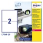 Poliestere adesivo L7068 bianco 20fg A4 199,6x143,5mm (2et/fg) laser Avery