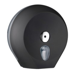 Dispenser carta igienica Midi Jumbo Ã˜23cm nero Soft Touch