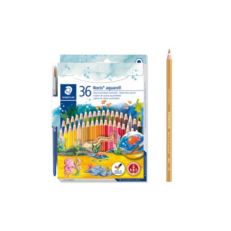 ASTUCCIO 36 MATITE COLORATE 144 AQUARELL NORIS CLUB STAEDTLER