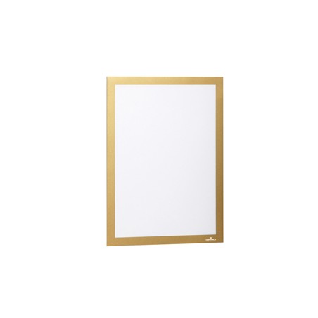 Cornice espositiva adesiva DuraframeÂ® A4 21x29,7cm oro DURABLE