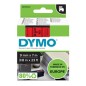 NASTRO DYMO TIPO D1 (9MMX7M) NERO/ROSSO 409170