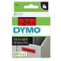 NASTRO DYMO TIPO D1 (12MMX7M) NERO/ROSSO 450170