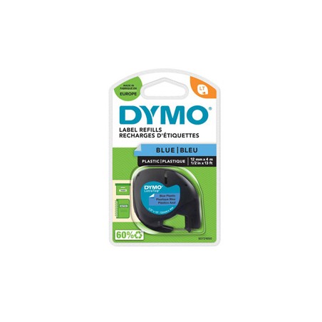 NASTRO IN PLASTICA DYMO LETRATAG 12MMX4M BLU 912050