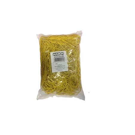 ELASTICO GOMMA GIALLO Ã˜40 SACCO DA 1KG Markin