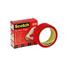 NASTRO ANTIEFFRAZIONE ROSSO ScotchÂ® 820-3533-S 35MMX33MT 3M