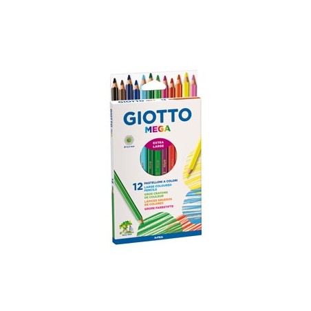 ASTUCCIO 12 PASTELLI GIOTTO MEGA