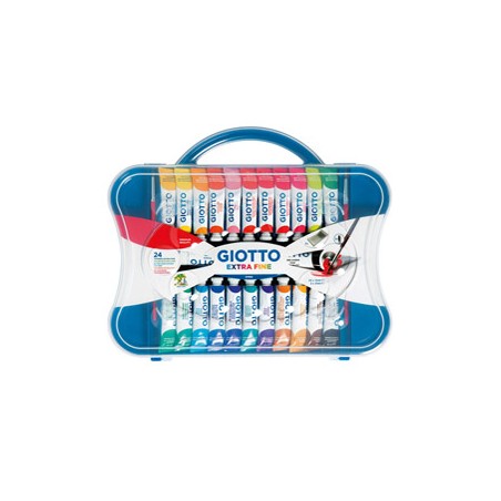 BOX 24 TUBETTI TEMPERA 12ML GIOTTO TUBO 4 ASSORTITO