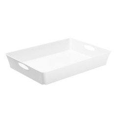 VASSOIO MULTIUSO 37,5x26,6xH6cm BIANCO LIVING