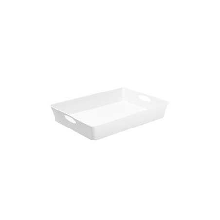 VASSOIO MULTIUSO 37,5x26,6xH6cm BIANCO LIVING