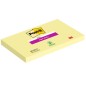 BLOCCO 90foglietti Post-itÂ® SuperSticky Giallo Canaryâ„¢ 76x127mm 655-12SS-CY