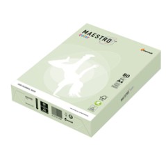 CARTA MAESTRO COLOR A4 210x297mm 80gr 500fg VERDE TENUE GN27 MONDI