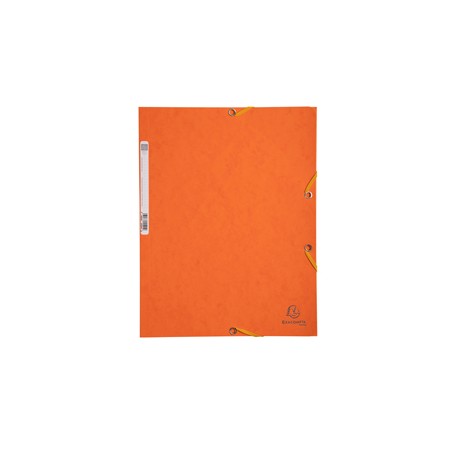 CARTELLA CON ELASTICO 24x32CM ARANCIO CARTONCINO LUSTRE' 425gr