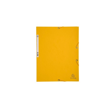 CARTELLA CON ELASTICO 24x32CM GIALLO CARTONCINO LUSTRE' 425gr