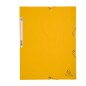 CARTELLA CON ELASTICO 24x32CM GIALLO CARTONCINO LUSTRE' 425gr