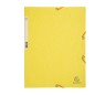 CARTELLA CON ELASTICO 24x32CM GIALLO LIMONE CARTONCINO LUSTRE' 425gr